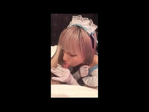 ❤️ Japanese Idol [mayuka], French maid costume, part 1, blowjob and jerk off with lotion ️ Porno vk sa amon ❤